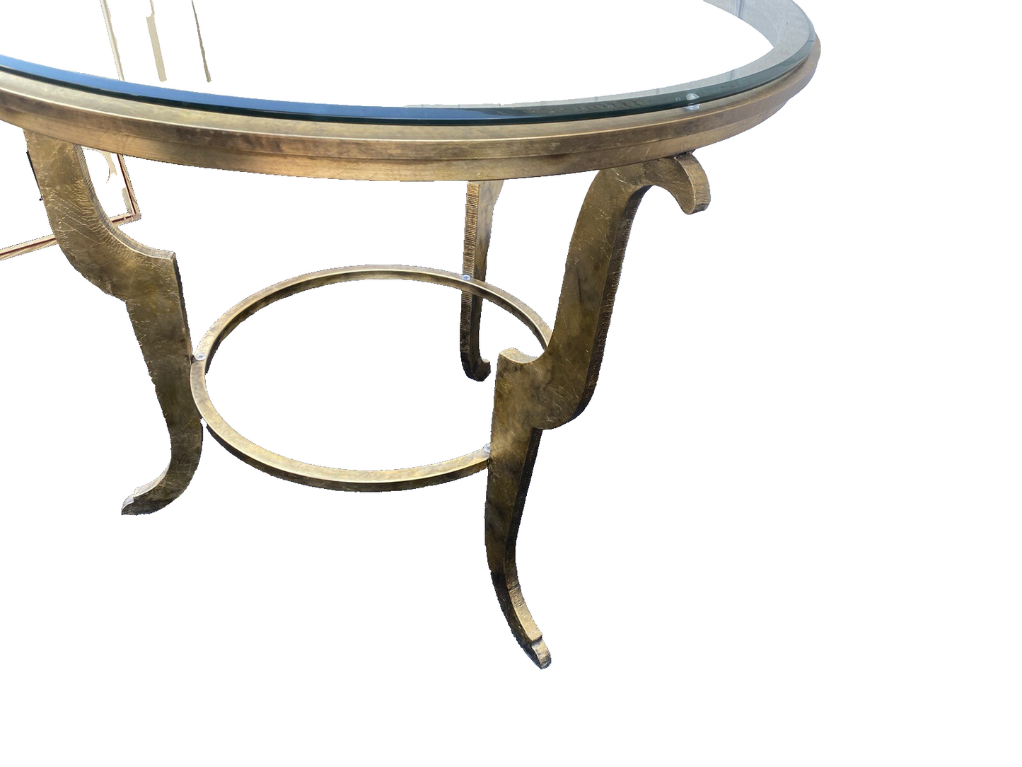 65157 Quality Decorator Glass Top Lamp Table Stand