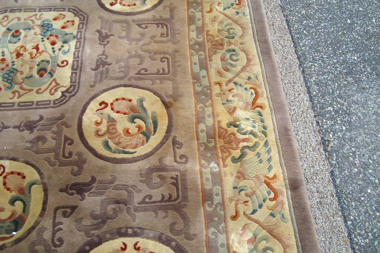 Rug 08:    Machine Made Wool Oriental Carpet RUG   SIZE  115 " x 73 " VANICE