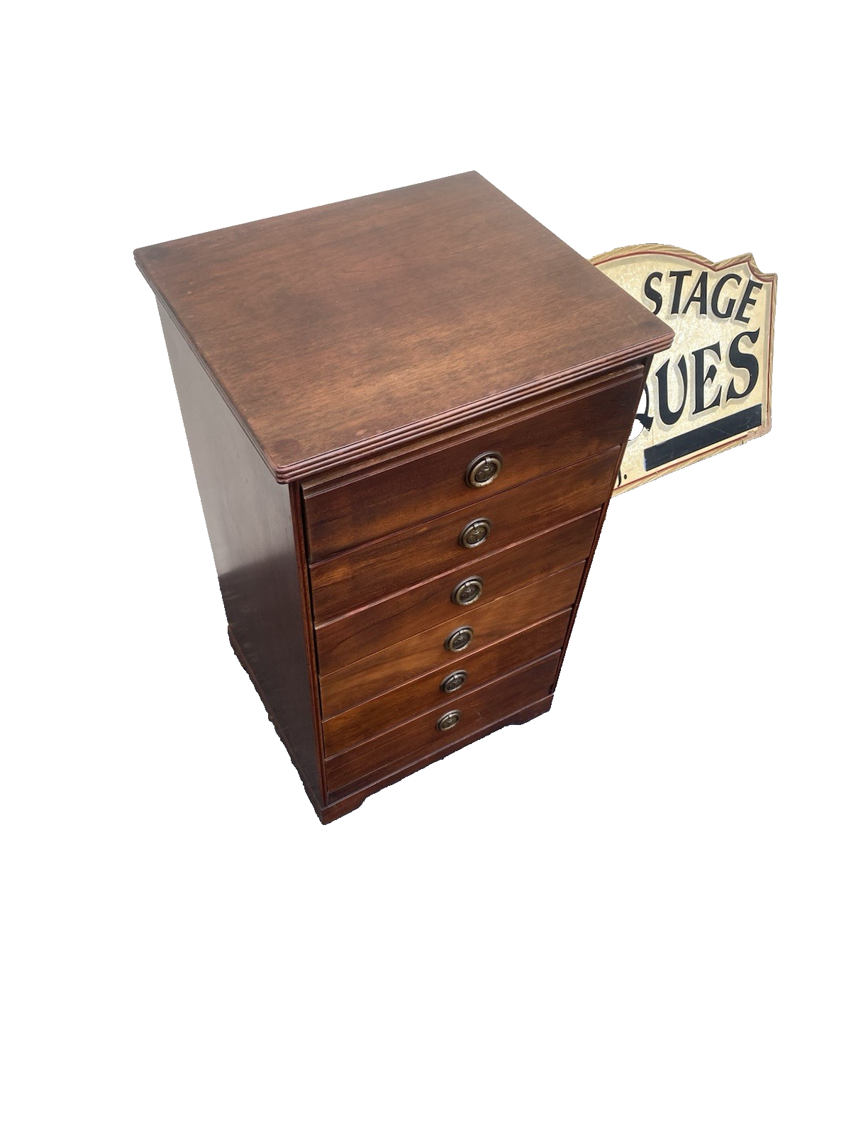 66428 Mahogany Sheet Music Cabinet Chest