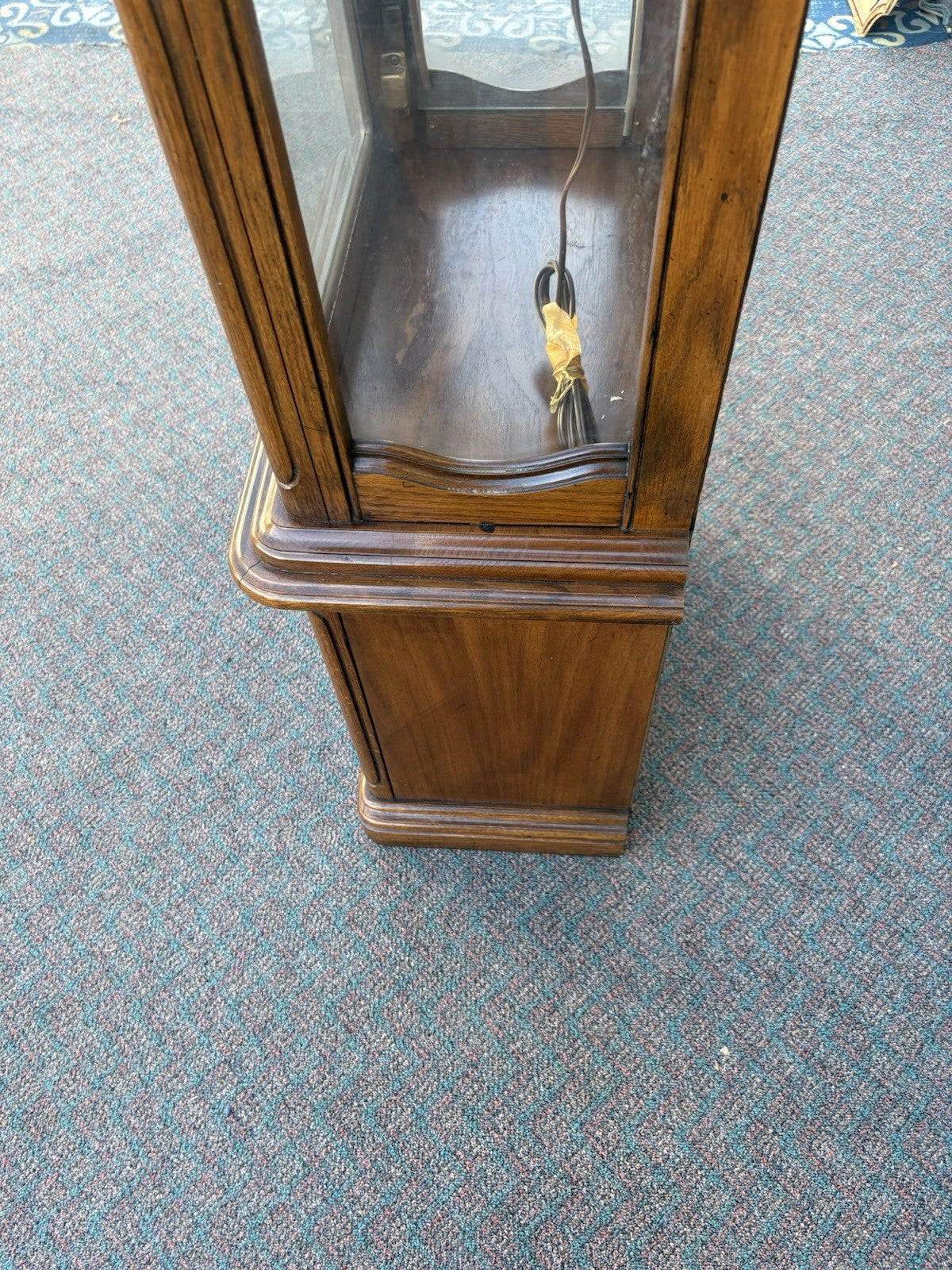 67099 Oak Curio China Cabinet