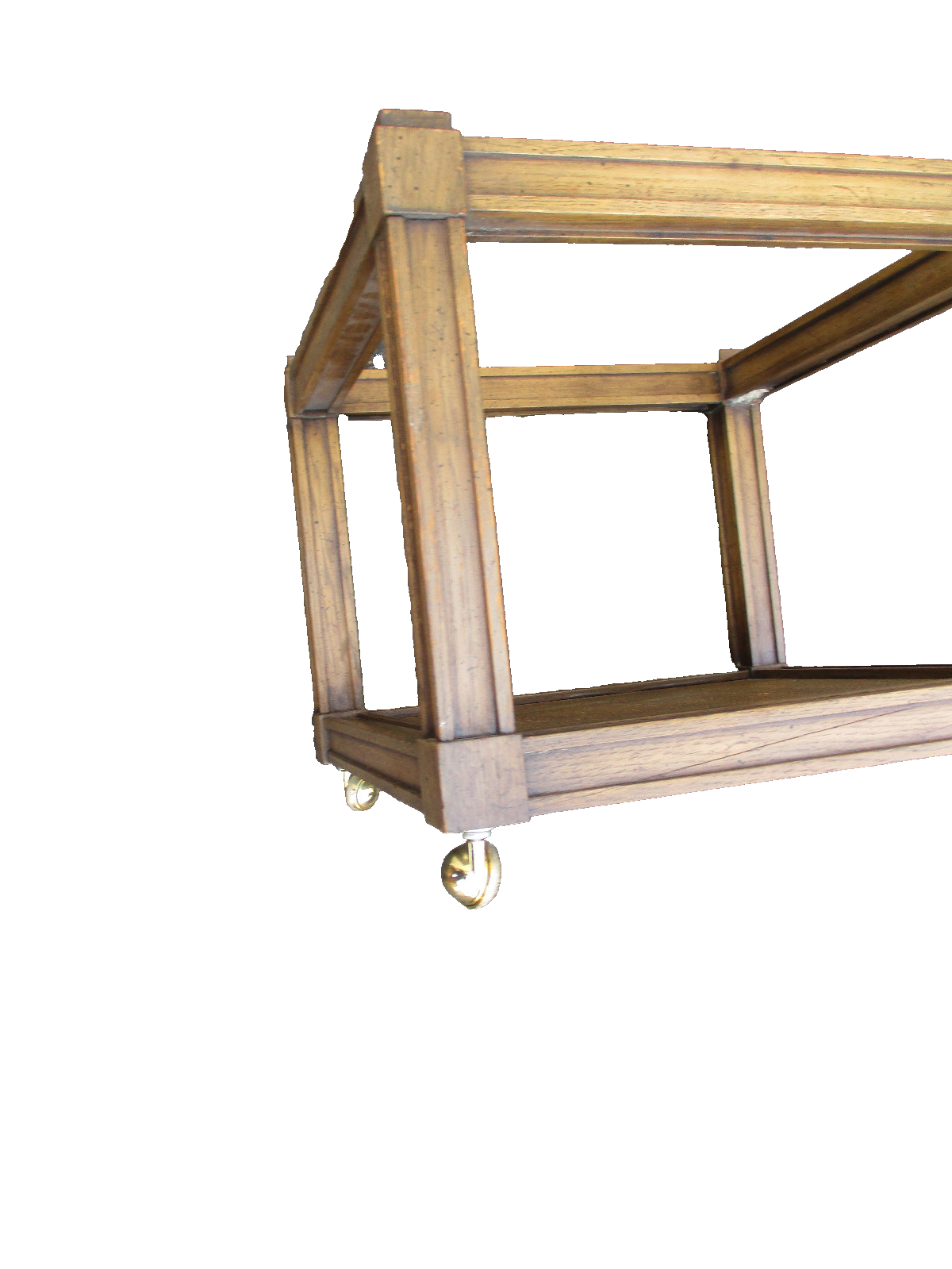 64561   MCM Modern THICK GLASS Top Coffee Table Stand