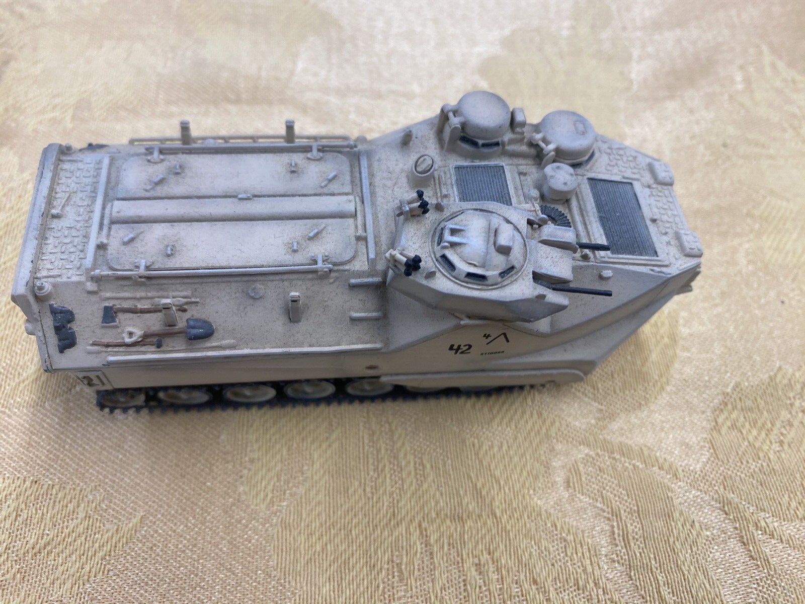 ES 59: Group of 4 Diecast metal  Military Vehicles Tanks  5" to 6" long