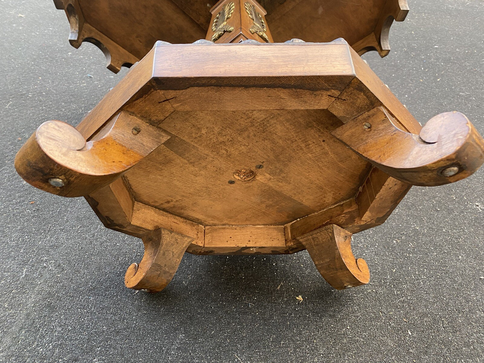 66214   Decorator Hex Lamp Table Stand