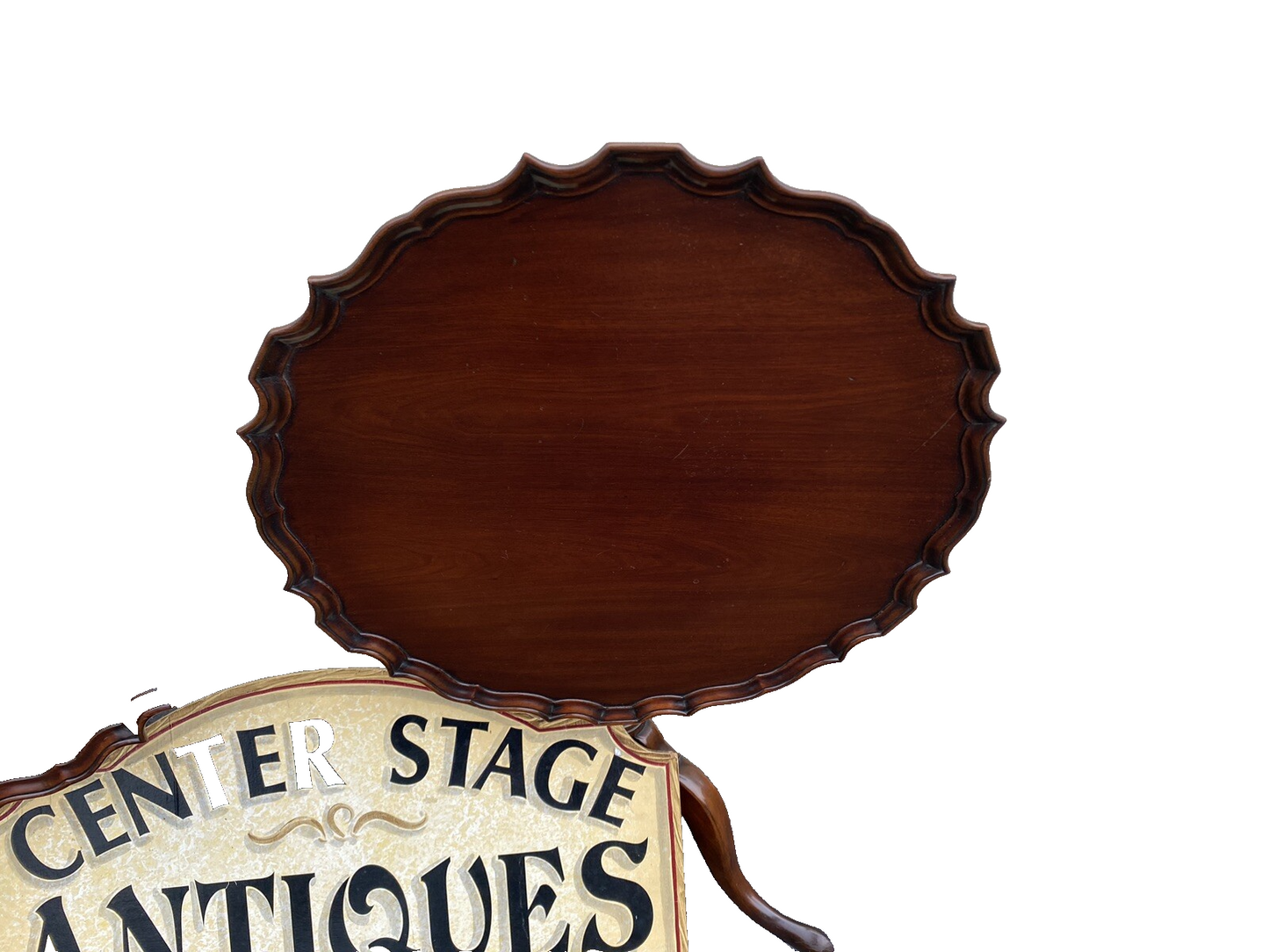 66324 CHARAK Furniture PAIR Mahogany Tilt Top Lamp Table Stand s