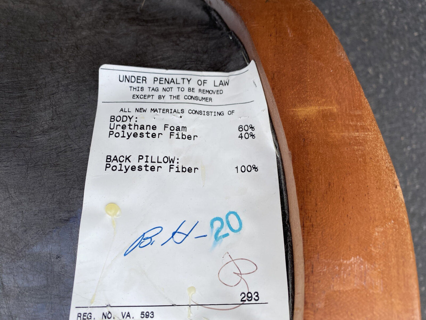 65776  Pair SAM MOORE Bergere Armchair Chair s