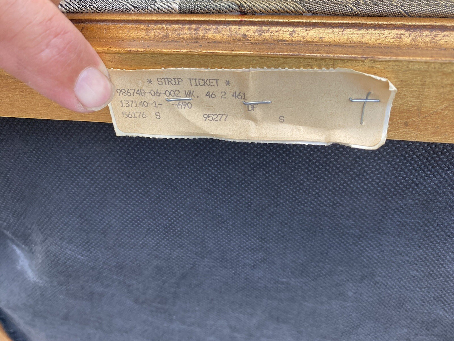 64695 Pair Ethan Allen Heppelwhite Armchairs