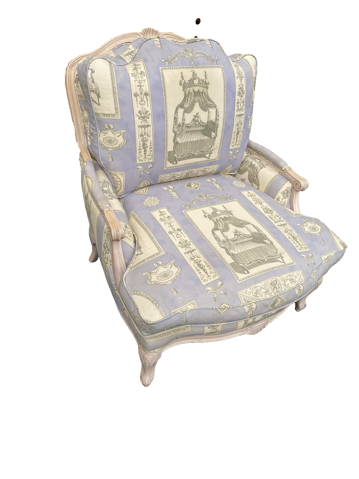 65814    NORWALK Furniture Decorator Bergere Armchair