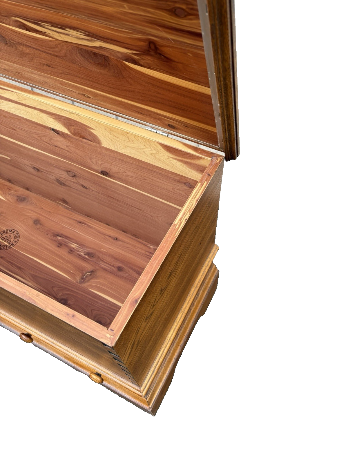 66663   Oak Dovetailed Blanket Storage Chest