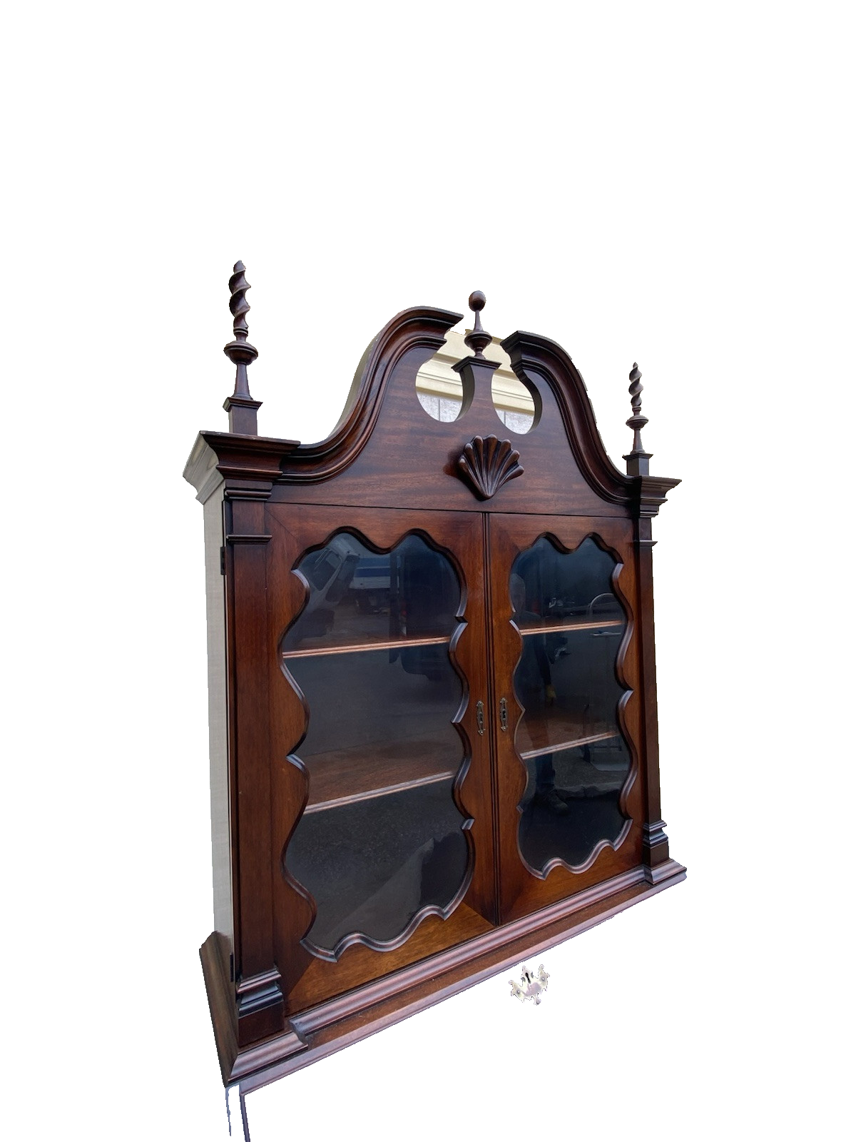 66430 VANLEIGH Furniture Custom Hand Made Secretary Desk w/ Bookcase Top