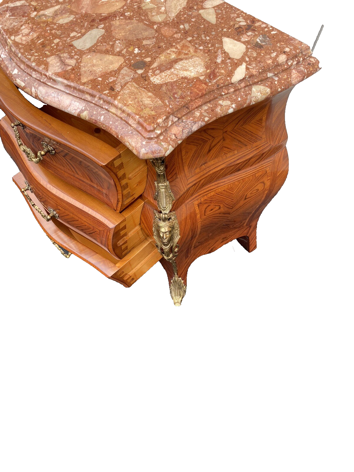 65900 Quality Marble Top Nightstand End Table Stand