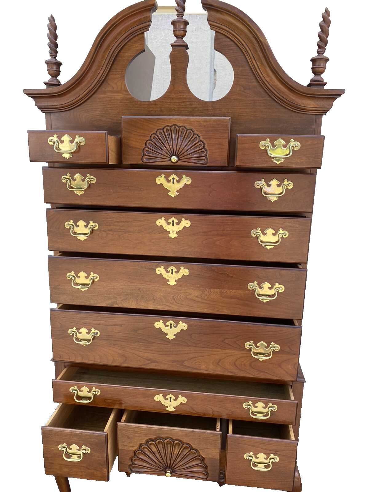 65531 COUNCILL Furniture Solid Cherry HIgh boy High Chest