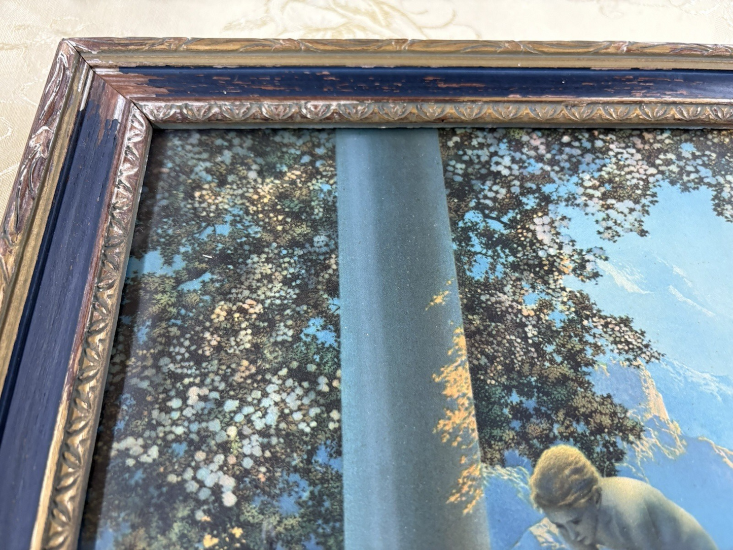 66780 Maxfield Parrish Print in Deco Picture Frame