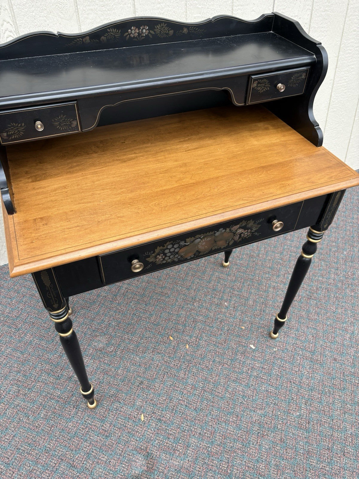 67129 ETHAN ALLEN Office Stenciled Office Desk