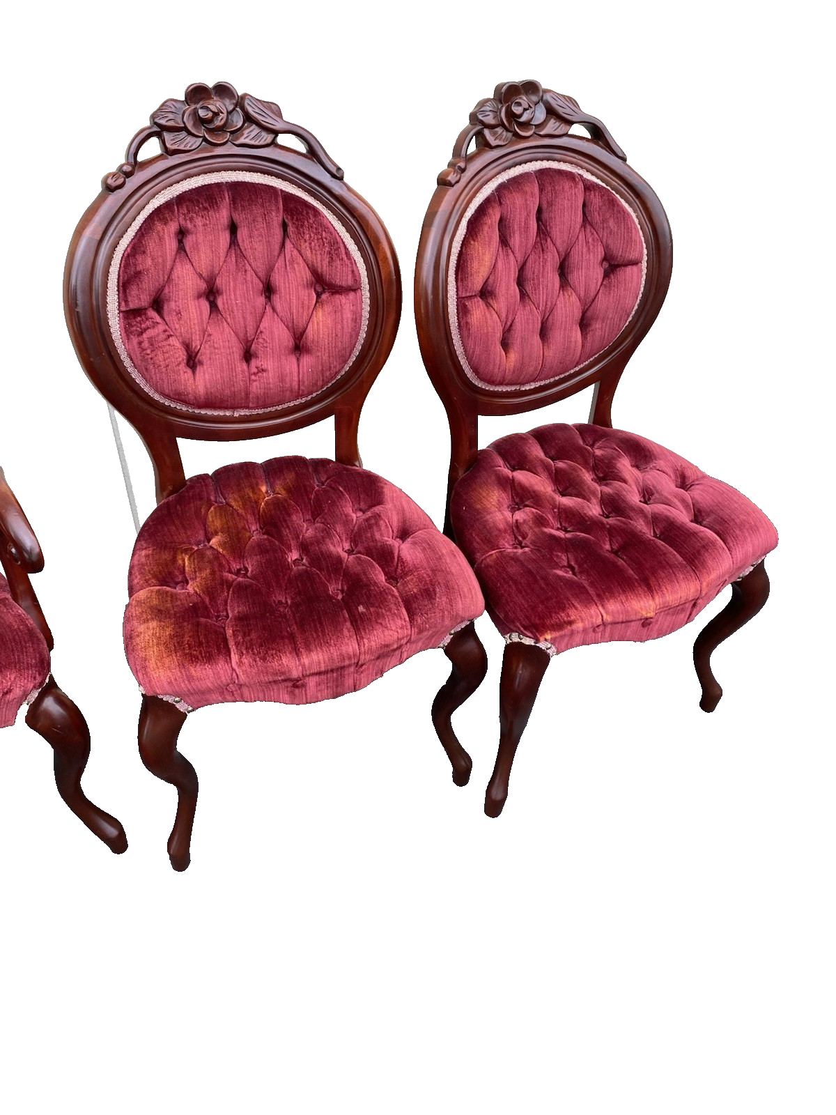66629 Pair KIMBALL Furniture Victorian Style Side Chair s