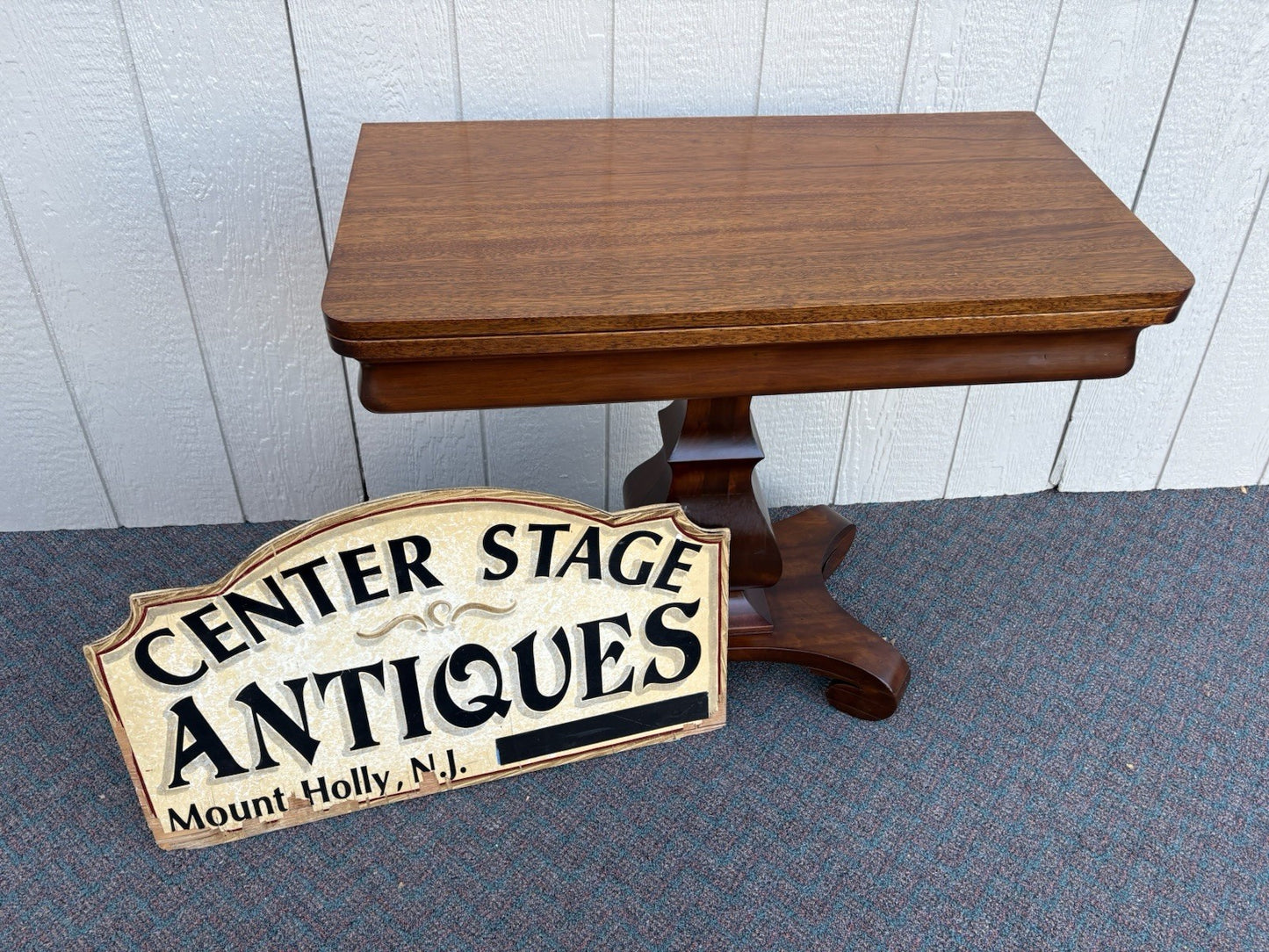 67152 Antique Empire Flip Top Game Table Stand