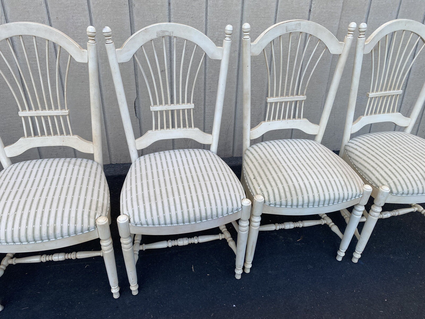 66362   Set 6 Ethan Allen Modern Dining Chair s