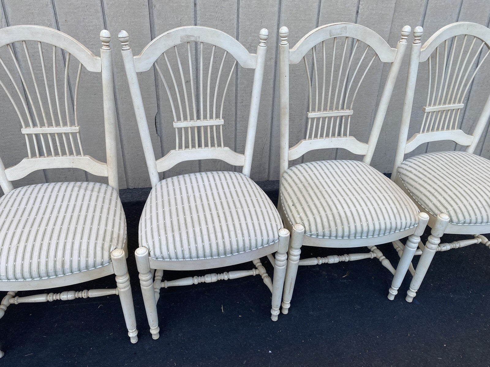 66362   Set 6 Ethan Allen Modern Dining Chair s