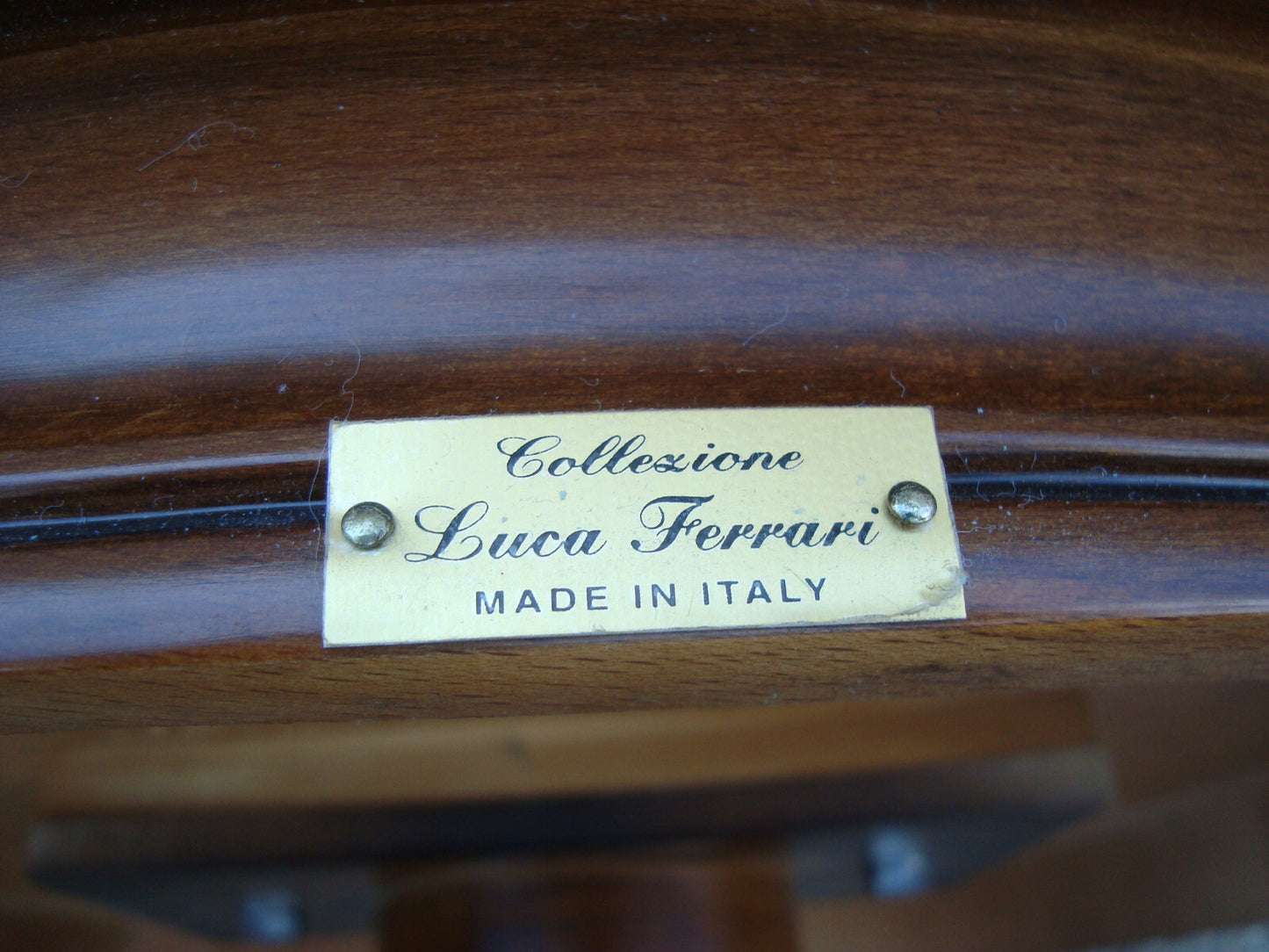 60342 Pair QUALITY Inlaid ITALIAN LUCA FERRARI Lamp Table Nightstands