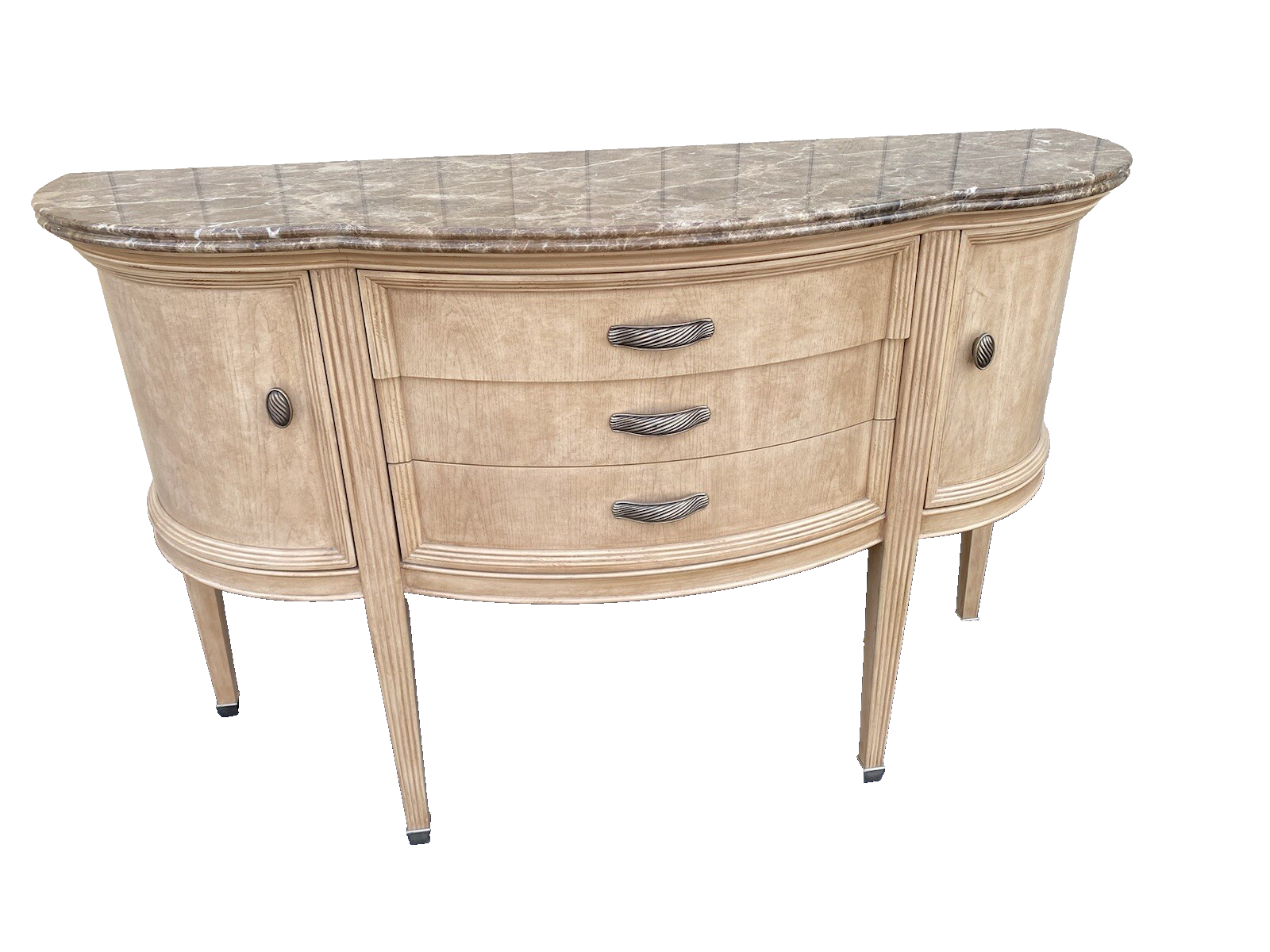 64646   Bernhardt Marble Top Server Sideboard Buffet