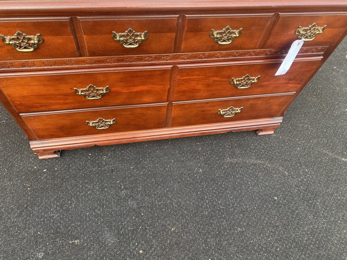 62258    Stanley Cherry  Dresser with Mirror
