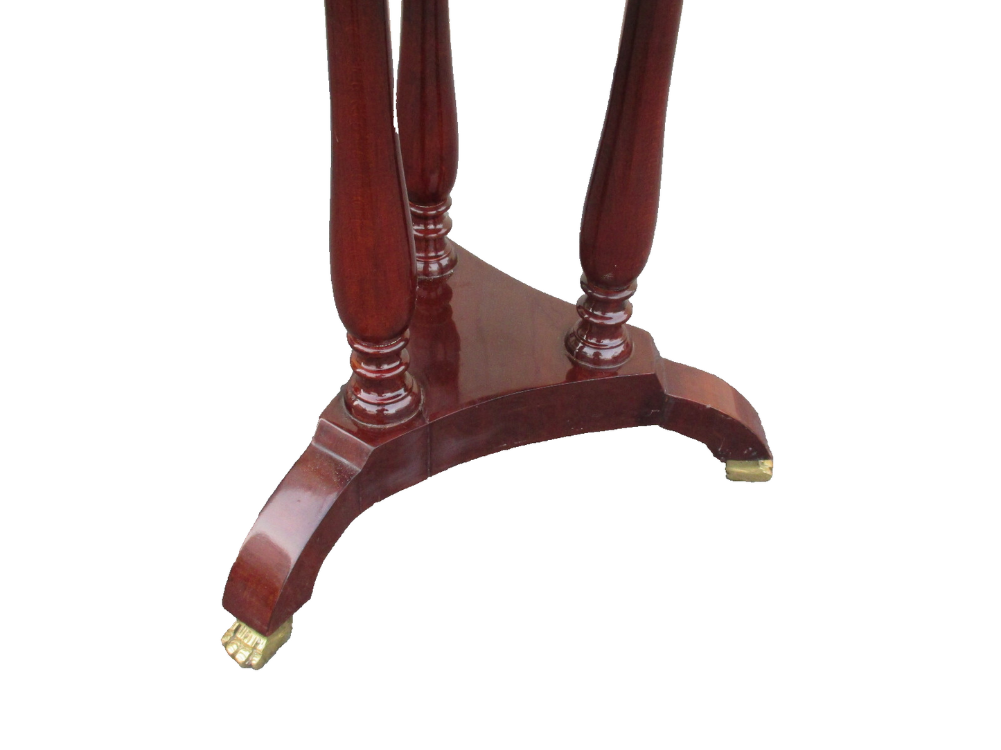 62616 Neoclassical Inlaid and Bronze Lamp Table Stand