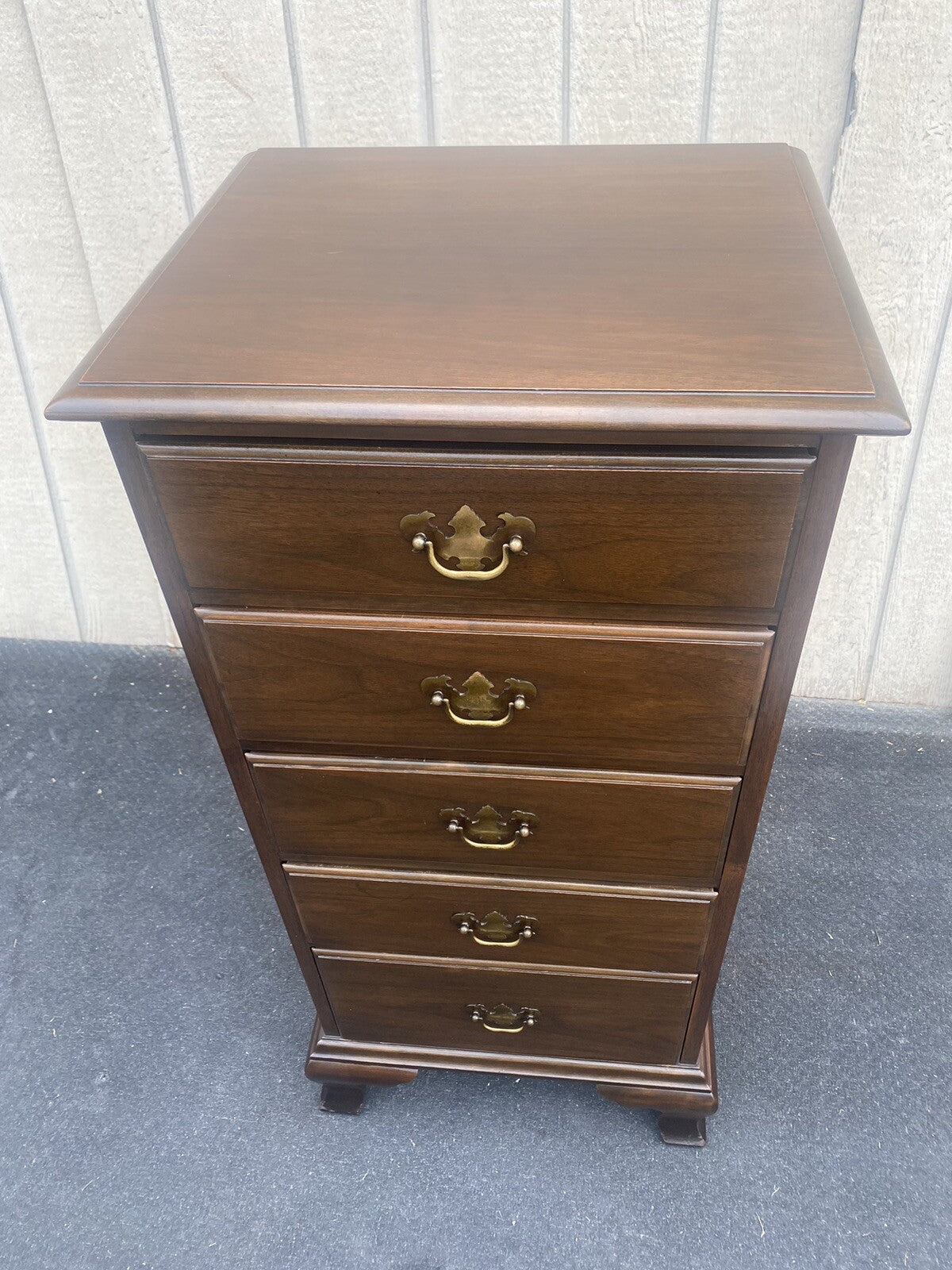 65611   KINDEL Furniture Quality Walnut High Chest Dresser