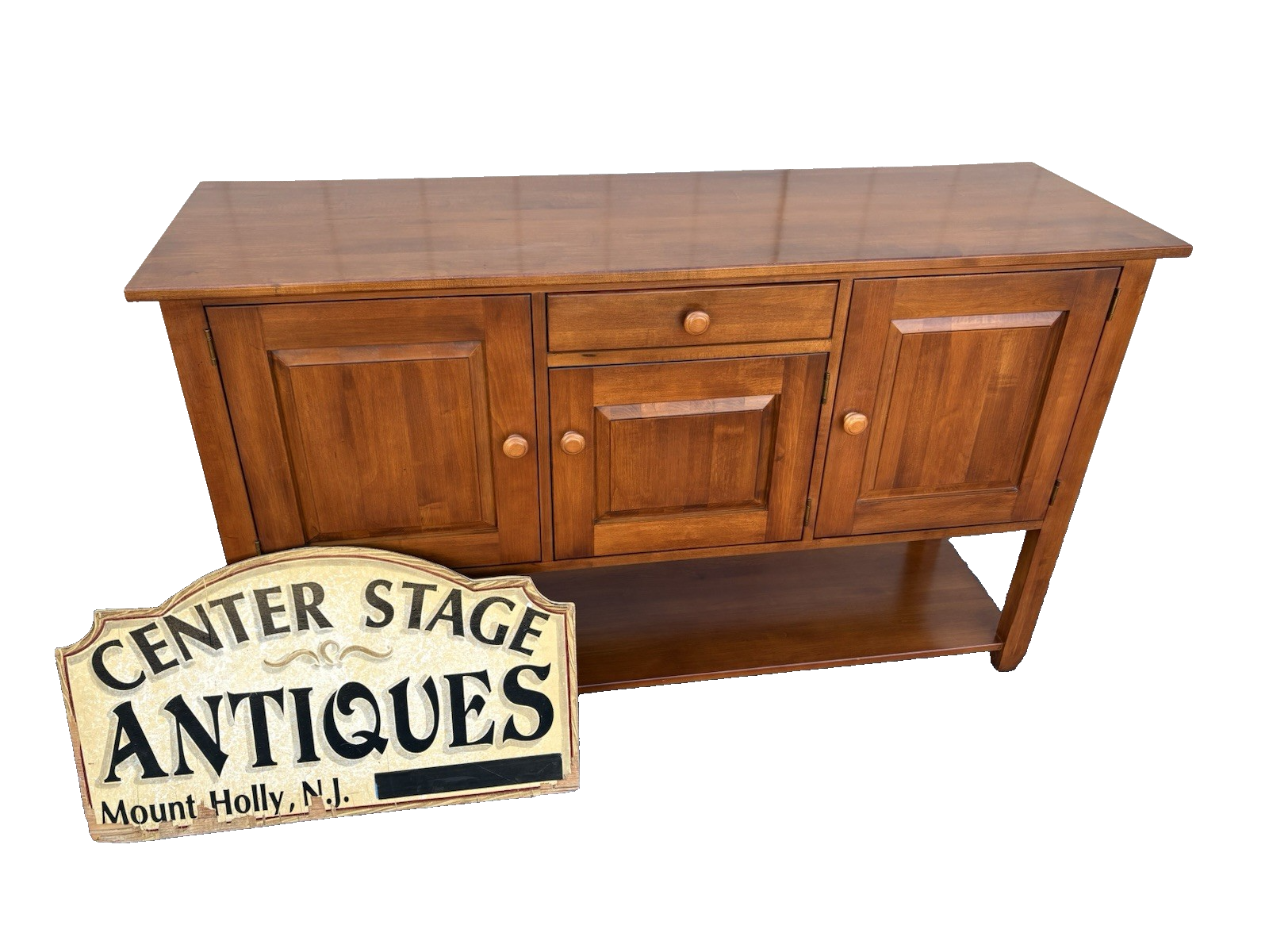 67103 Ethan Allen Maple Sideboard  Server Buffet Cabinet