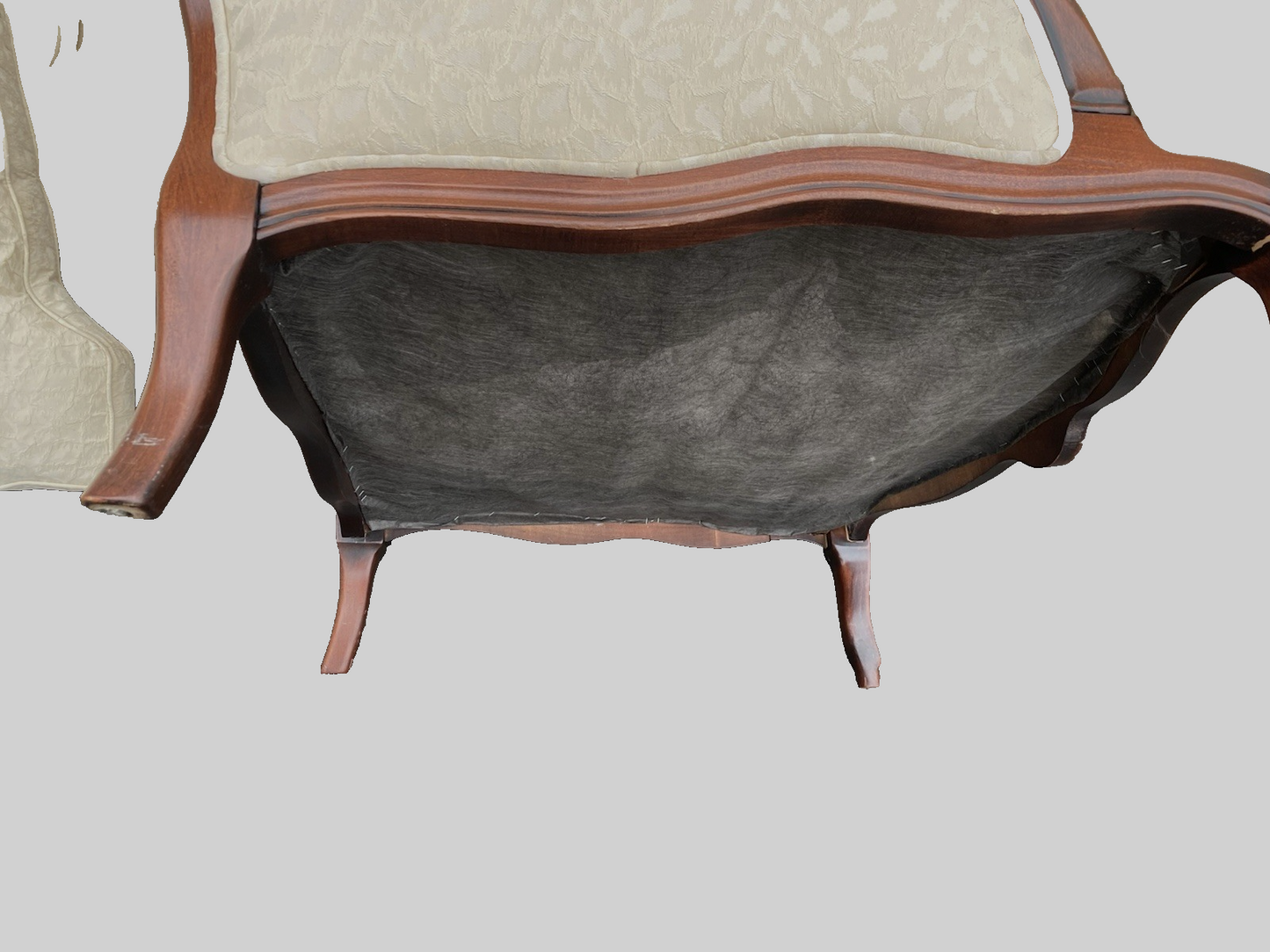 66418 NORWALK Furniture French Country Armchair w/ Ottoman Stool