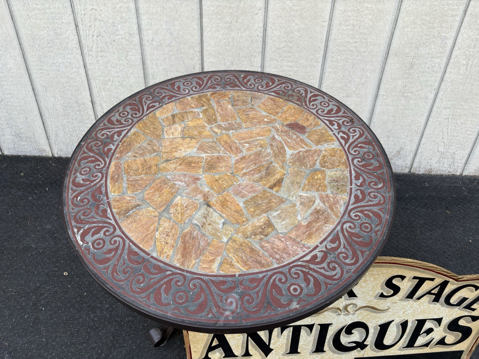 66703 PIER 1 Imports  Decorator Lamp Table Stand Iron Base