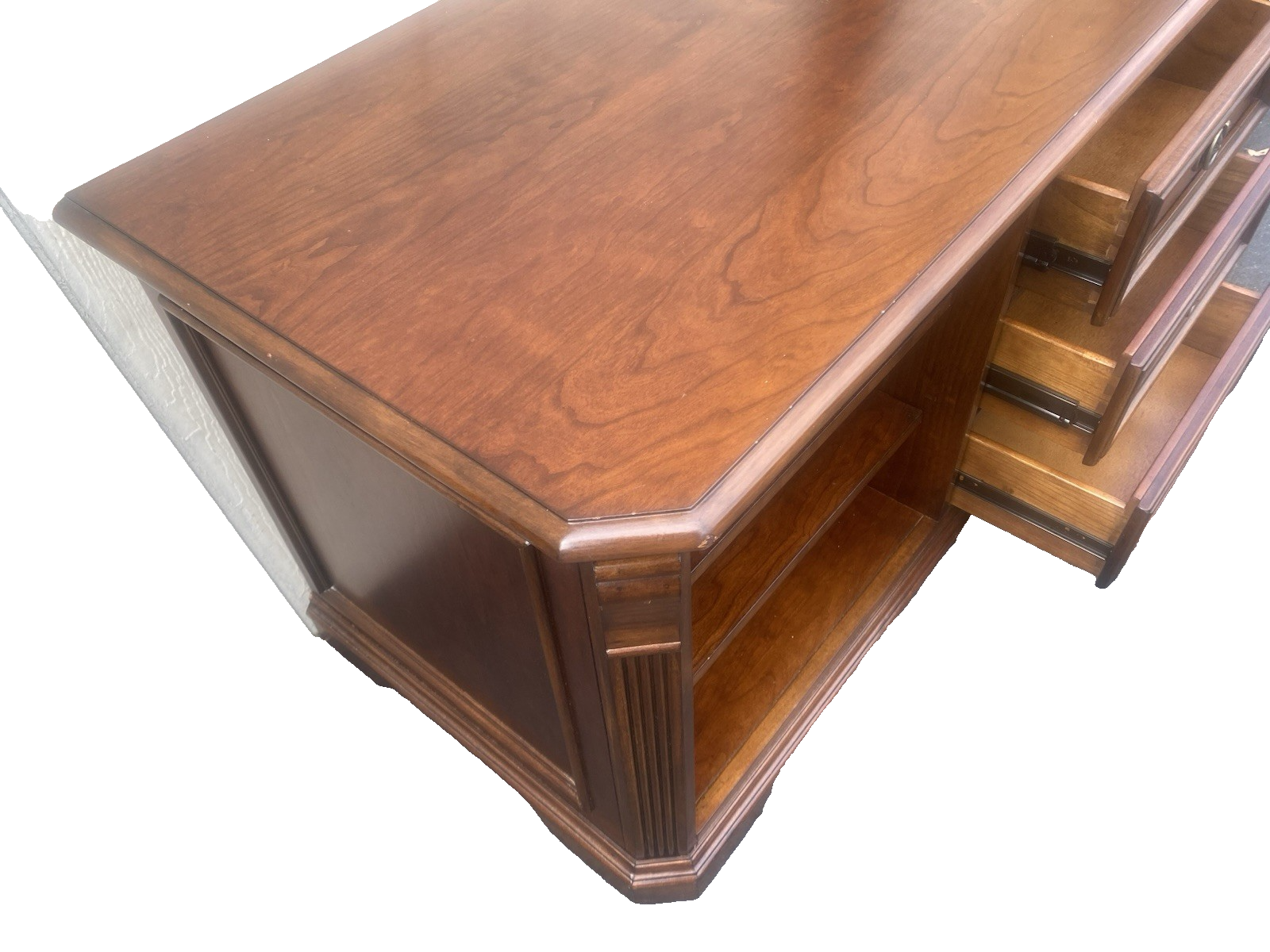 66548 Cherry Hooker Furniture  Television Cabinet Stand 64" WIDE