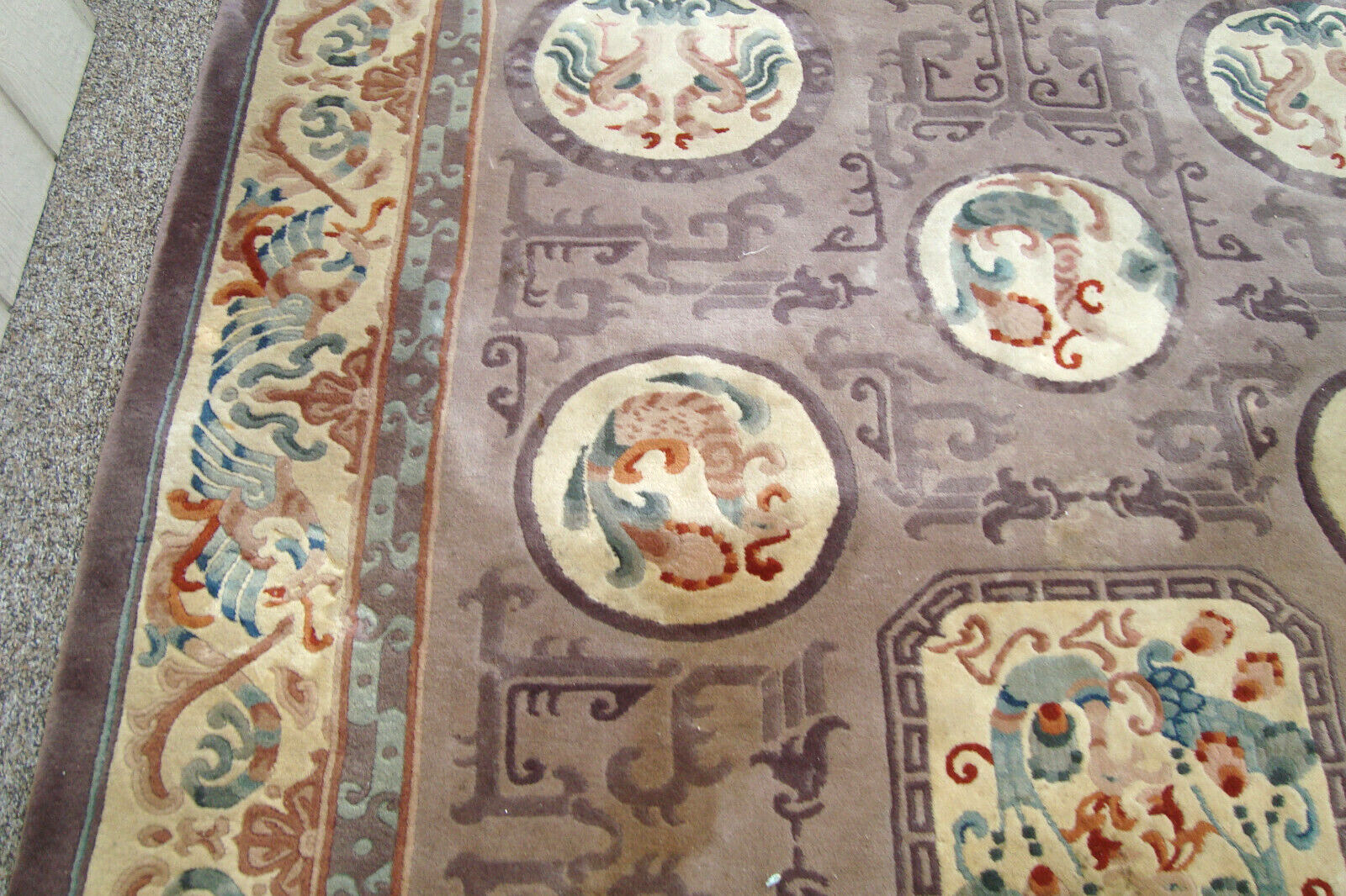 Rug 08:    Machine Made Wool Oriental Carpet RUG   SIZE  115 " x 73 " VANICE