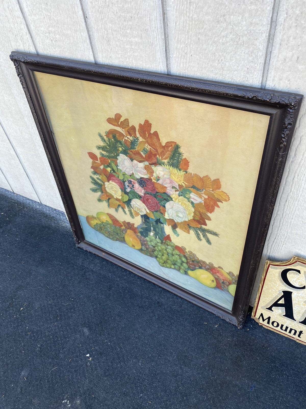 00001 Oil Painting?? Water Color ?? on Paper Artist Signed FERDINAND SPIEGEL 13
