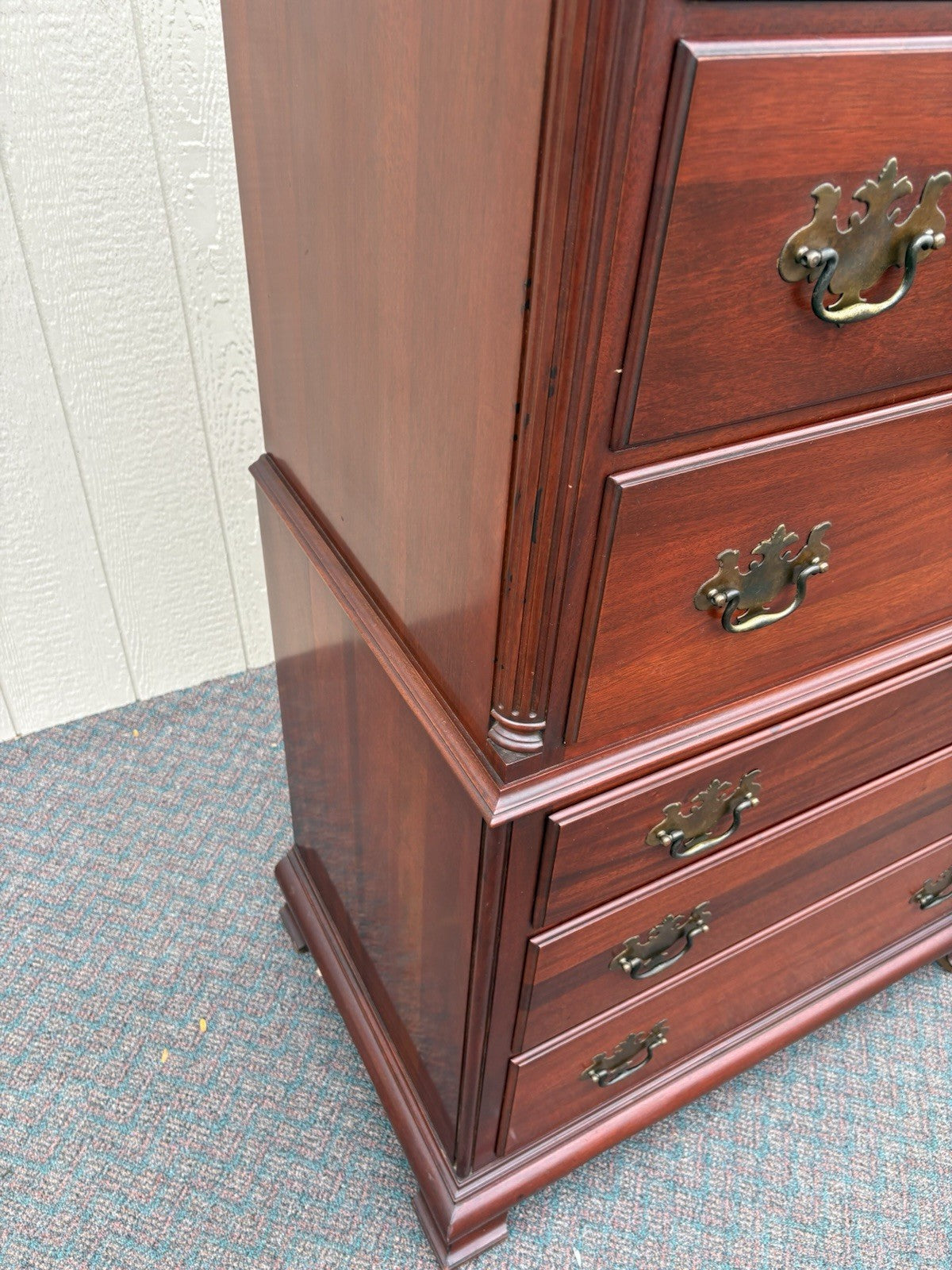 67130 Morgan Furniture Mahogany High Chest Dresser