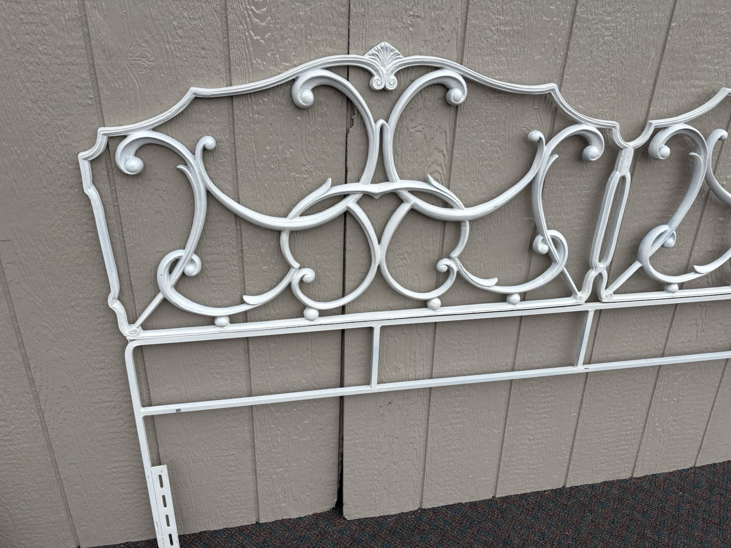 67185 KING Size Metal Decorator Headboard Bed