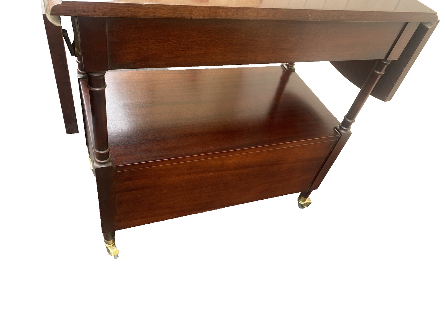 65303 BERNHARDT Mahogany Dropside Server Sideboard Cabinet