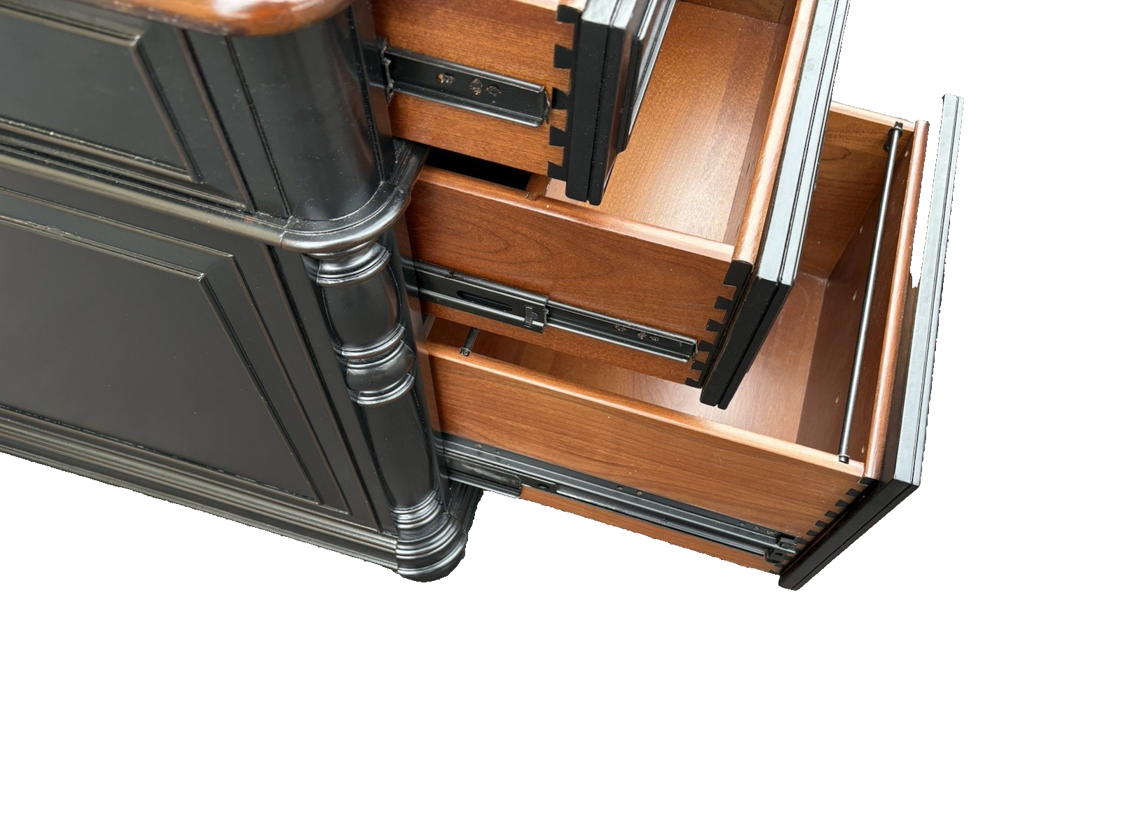 67108 Modern Riverside Furniture Ebony Executive Desk