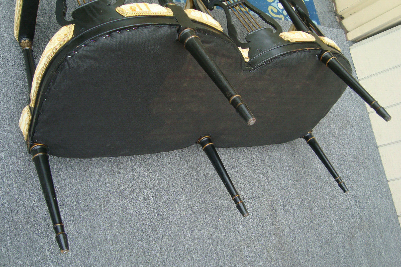 62247  RARE  Antique Victorian Settee Loveseat Couch Sofa  Chair