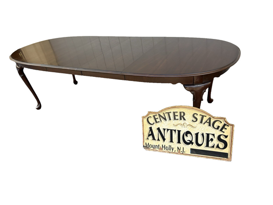 00001 ETHAN ALLEN Mahogany Dining Table with 2 Leafs TABLE TOP  44" x 102"