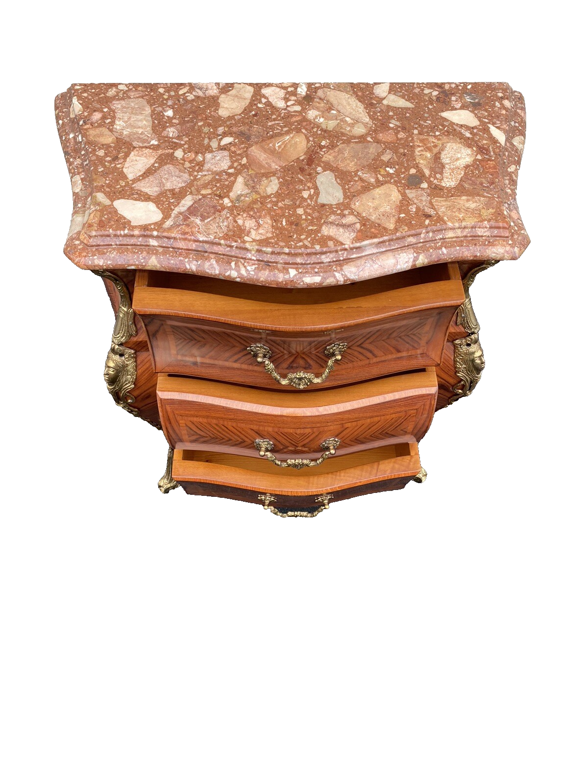 65900 Quality Marble Top Nightstand End Table Stand