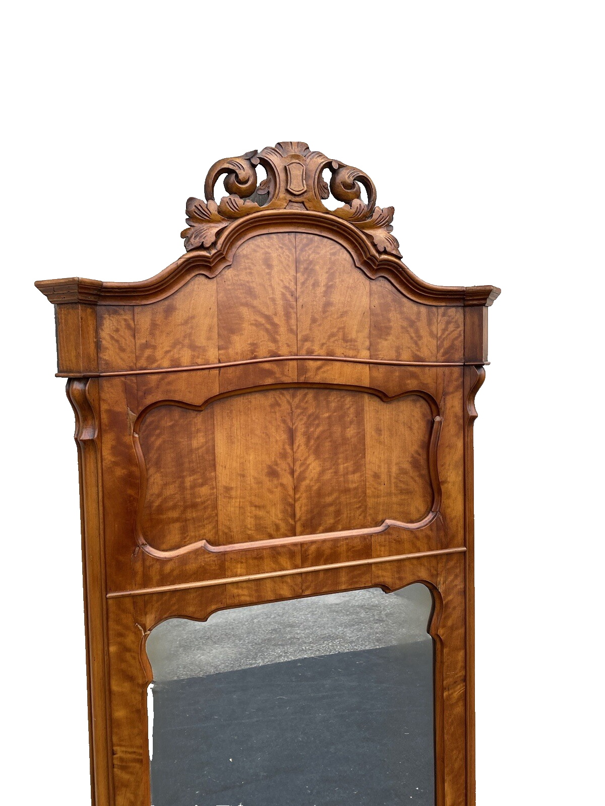 64707  Victorian Hall Mirror with Stand  Table  Pier Mirror