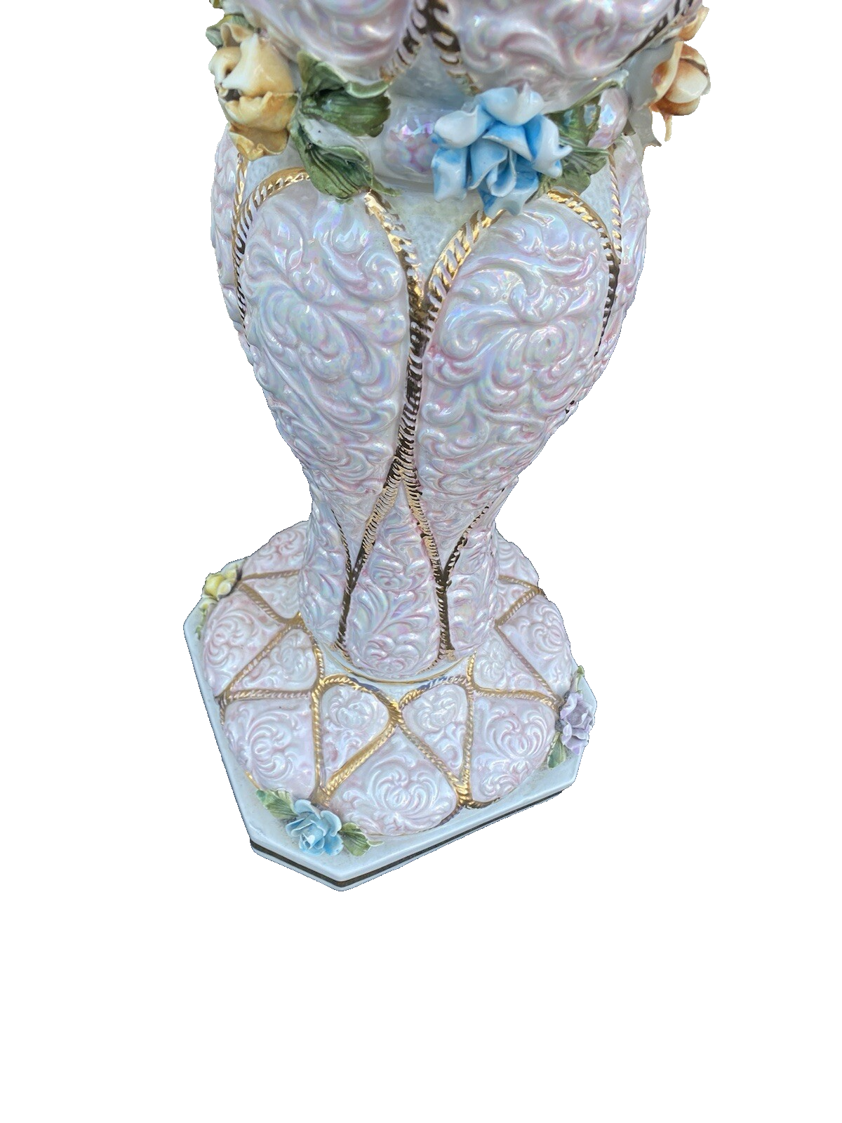 60006 Porcelain Hand Made Plant Pedastal