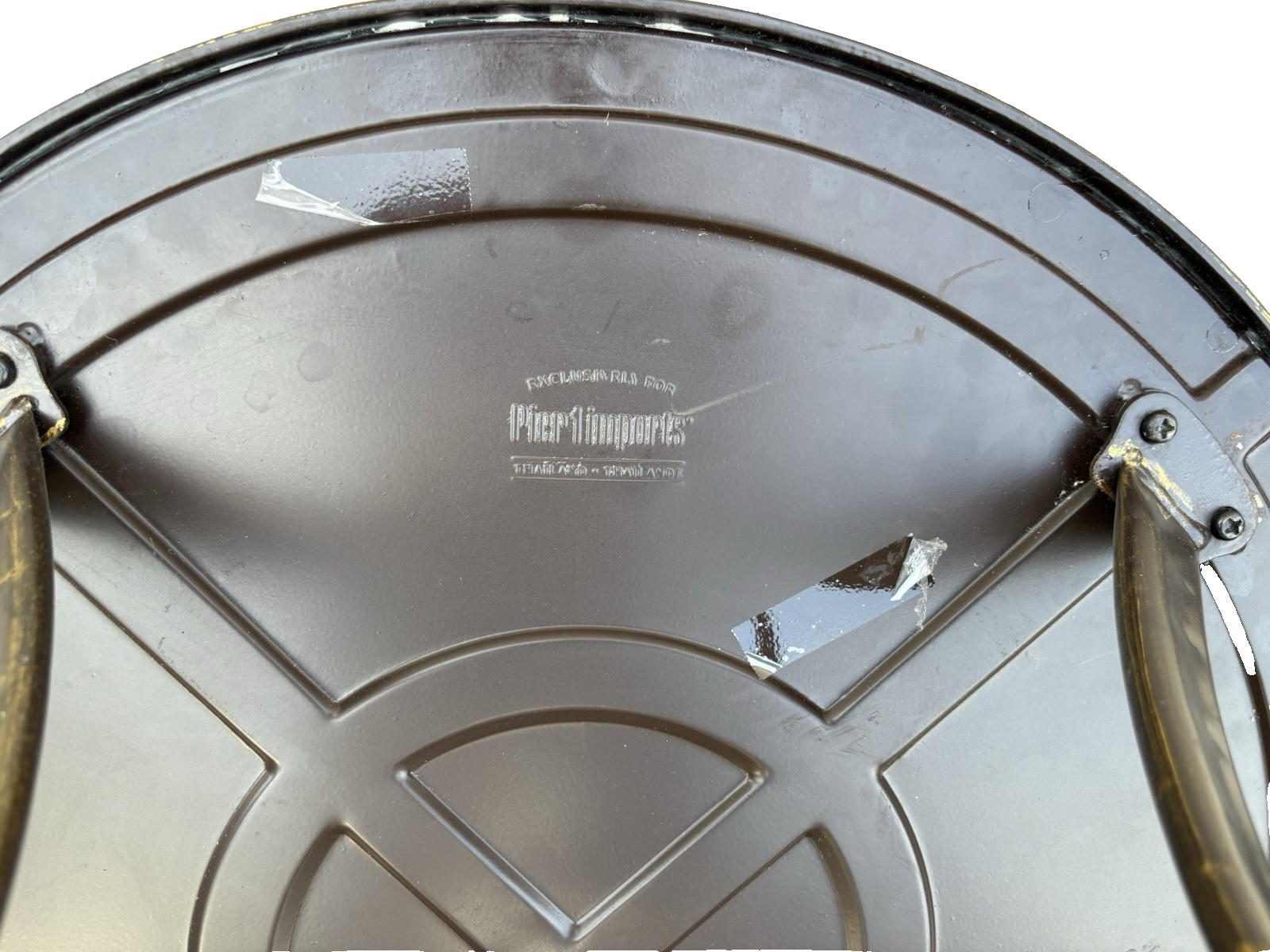 66703 PIER 1 Imports  Decorator Lamp Table Stand Iron Base