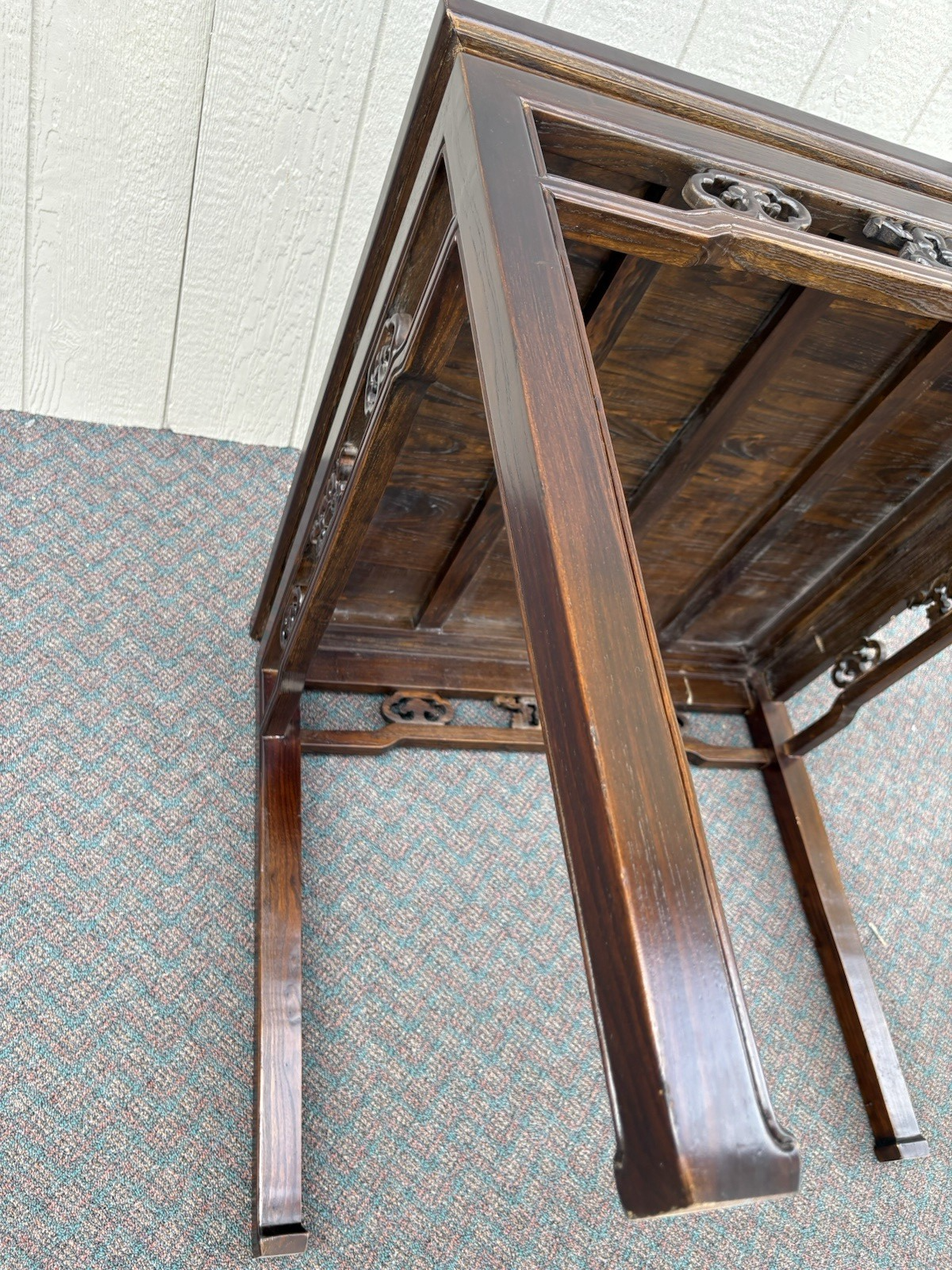 67061 Oriental Dining Table with 4 Side Chairs Table 36" x 36" x 28"H