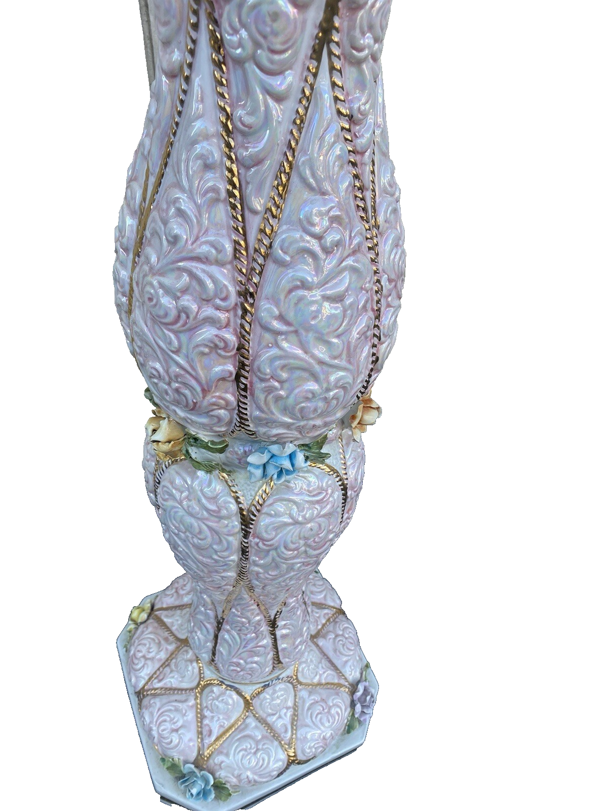 60006 Porcelain Hand Made Plant Pedastal