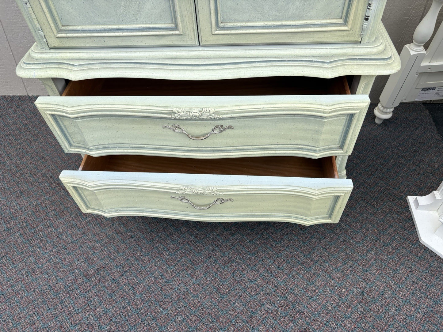 00001 French Provincial STANLEY Furniture  High Chest Dresser Chifferobe