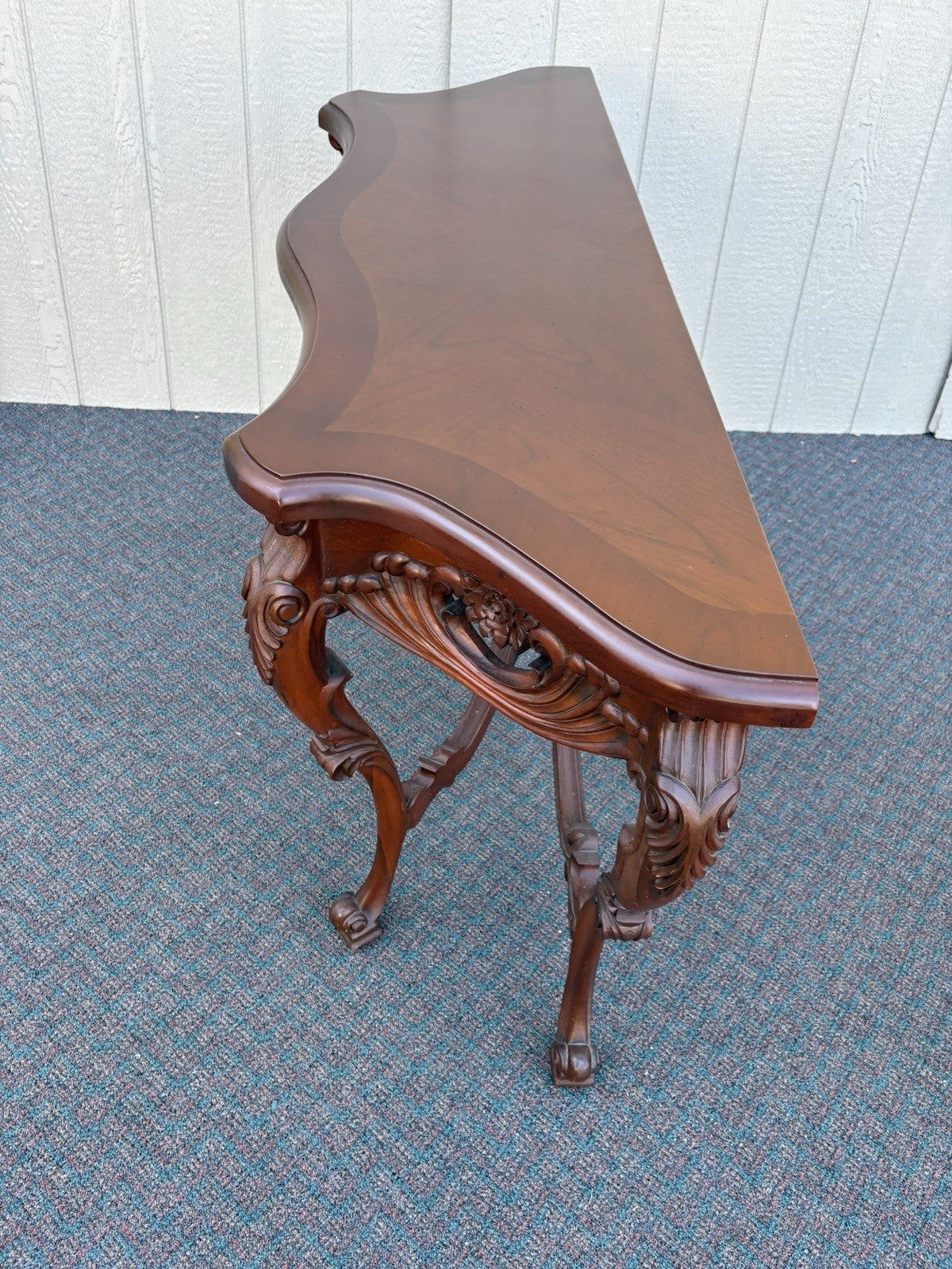 67015 Banded Mahogany Hand made Console Table Sideboard Server