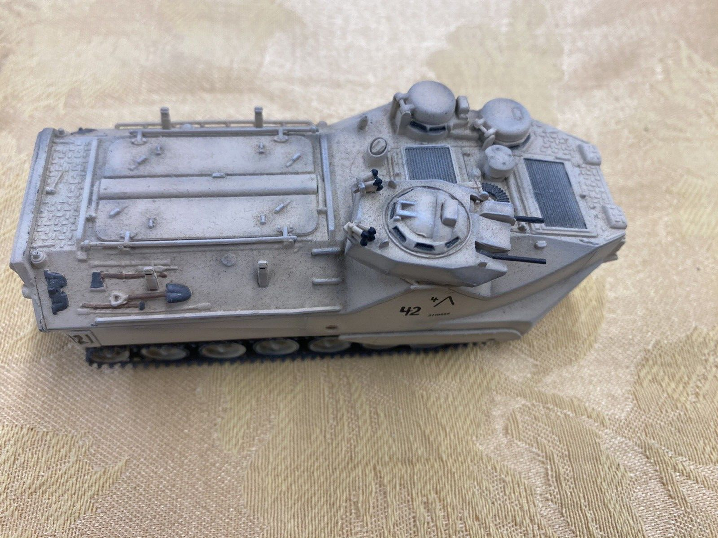 ES 59: Group of 4 Diecast metal  Military Vehicles Tanks  5" to 6" long