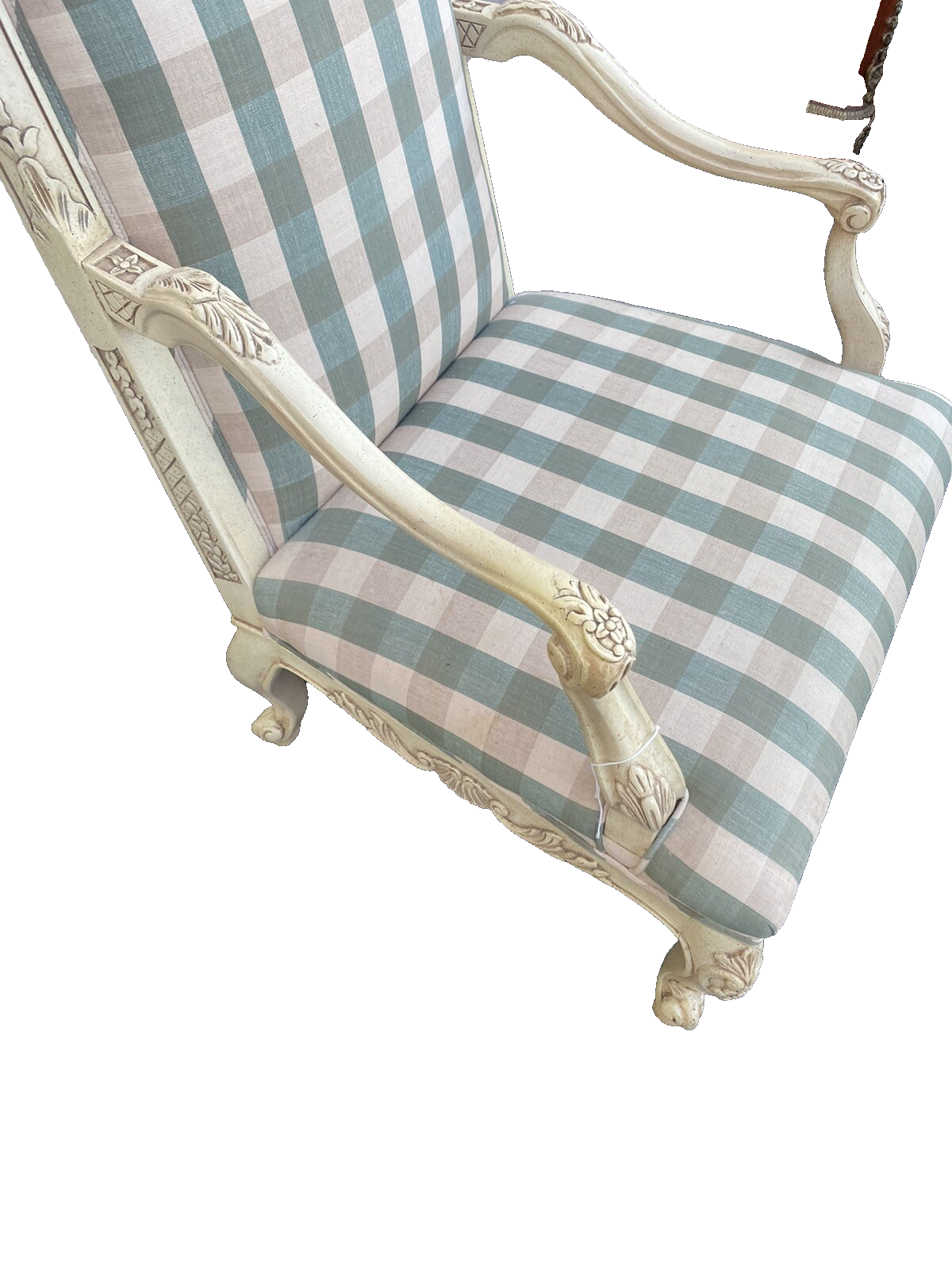 66231   Decorator Throne Armchair Chair Original  Factory Finish