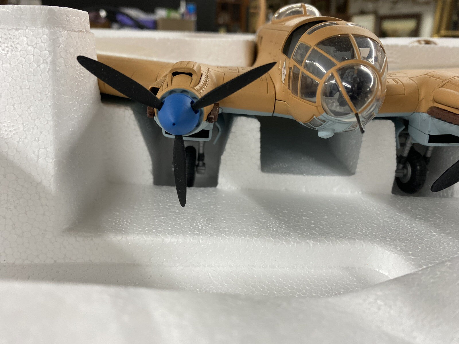 ES 307 Franklin Mint Precision B11E199  WW11 German Heinkel 111 Libya Desert NIB