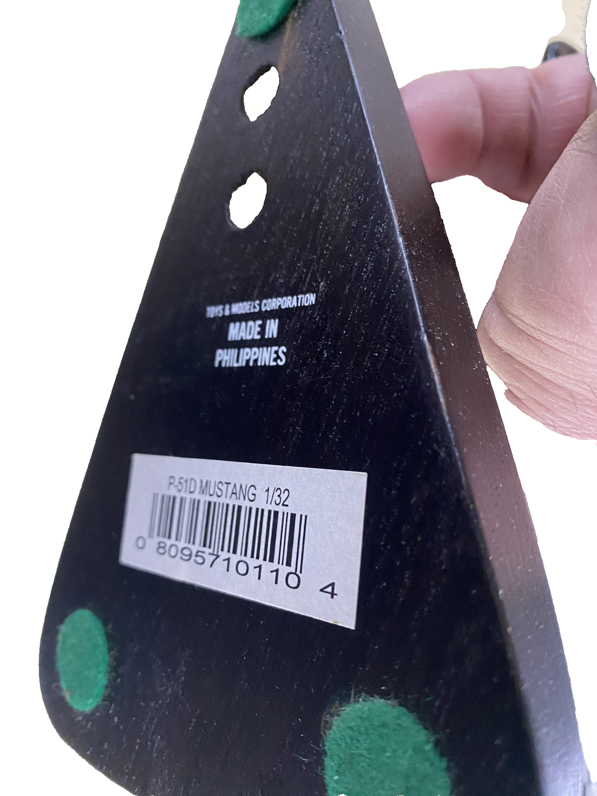 ES 221:  PS -51 D Mustang  Airplane  Scale 1/32 Big Beautiful Doll   14 1/2 Wing